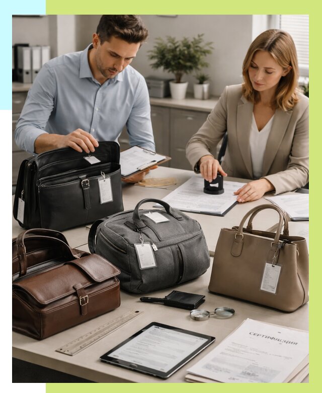 Сертификация сумок в Альметьевске от 7785 руб. | Алешин-Льм