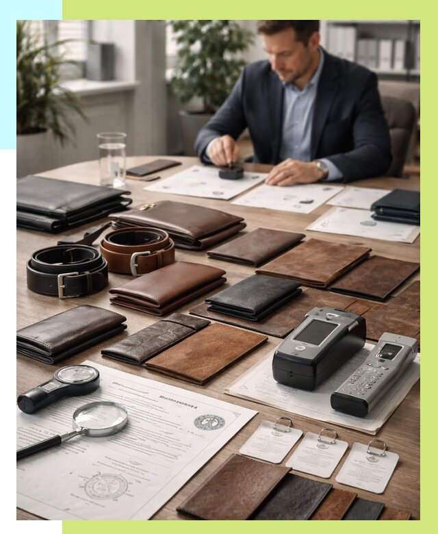 Сертификация кожаных изделий в Альметьевске от 12456 р. | Алешин-Льм