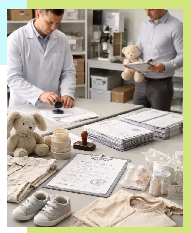 Сертификация детских товаров в Альметьевске от 15570 р. | Алешин-Льм