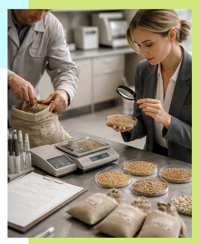Сертификация зерна в Альметьевске по цене от 15570 р. | Алешин-Льм