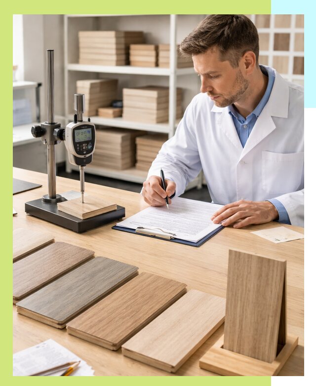 Сертификация ламината с испытаниями и оформлением документов в Альметьевске