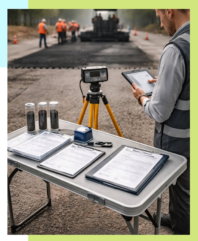 Сертификация асфальта в Альметьевске от 25950 р. | Алешин-Льм