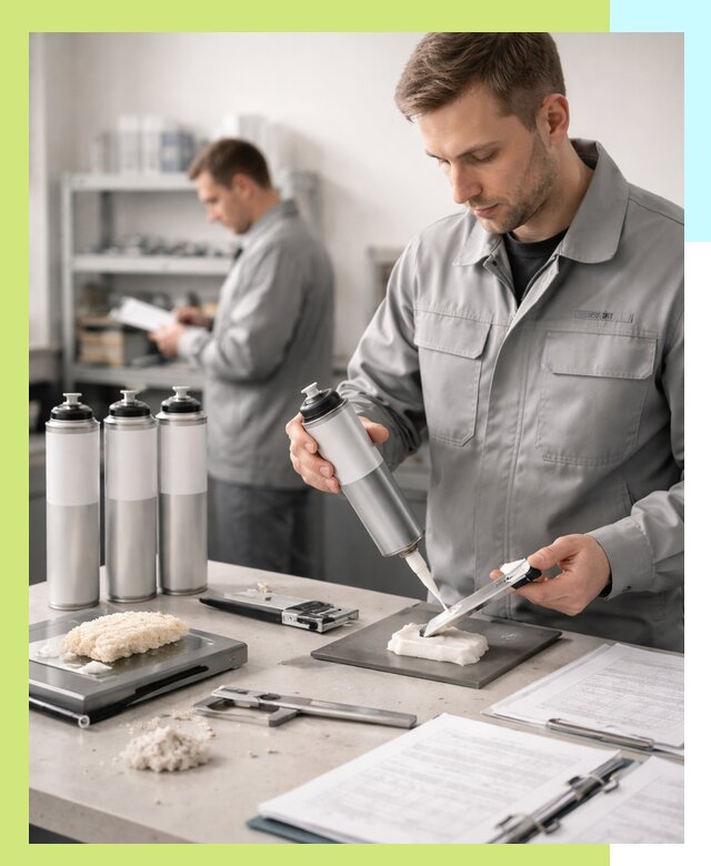 Сертификация монтажной пены и соответствие стандартам в Альметьевске