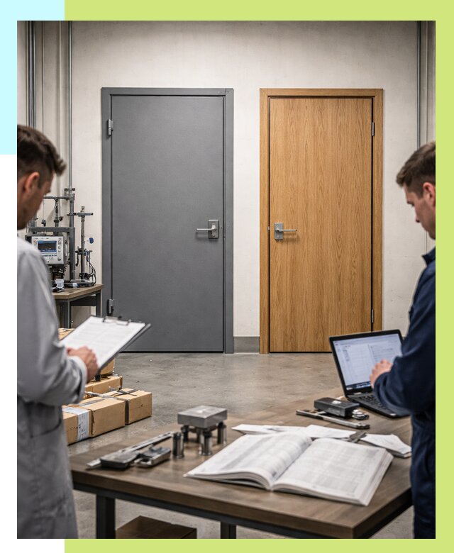 Сертификация дверей в Альметьевске от 8304 р. под ключ | Алешин-Льм