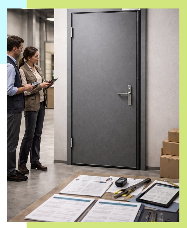 Сертификация противопожарных дверей в Альметьевске от 9342 р. | Алешин-Льм