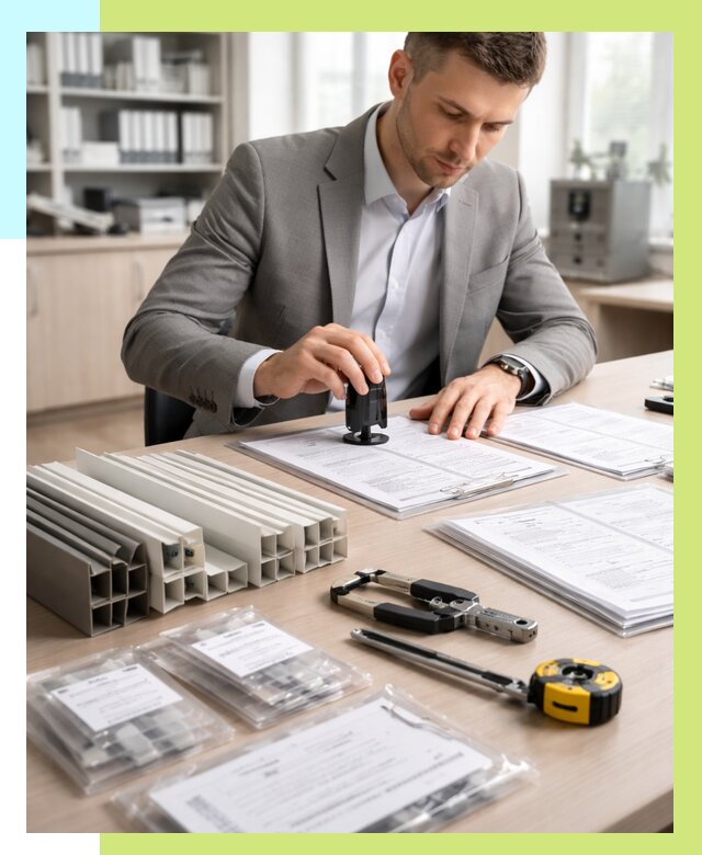 Сертификация ПВХ продукции в Альметьевске от 8823 р., Алешин-Льм