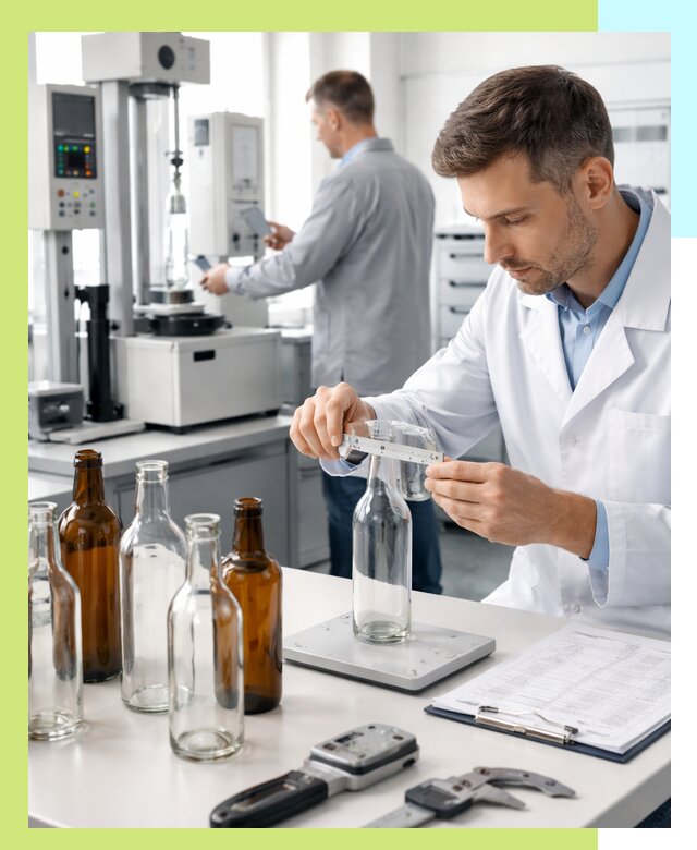 Сертификация стеклянных бутылок и сопутствующей упаковки в Альметьевске