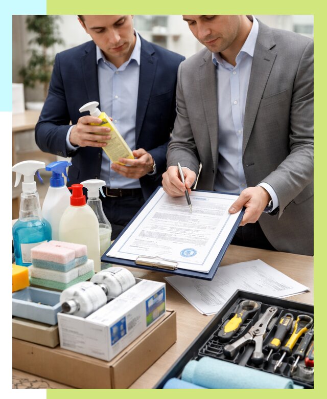 Сертификация хозяйственных товаров в Альметьевске, от 18684 р. |Алешин-Льм