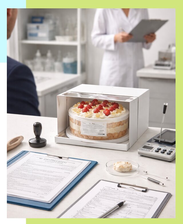 Сертификация тортов в Альметьевске от 9342 р. заказать | Алешин-Льм