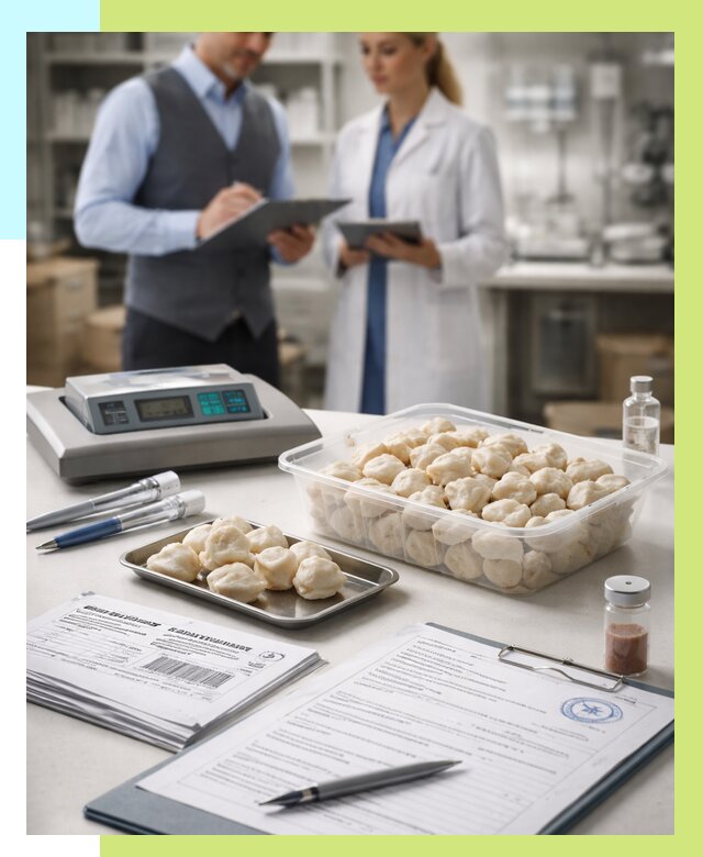 Сертификация пельменей в Альметьевске от 15570 р. срочно | Алешин-Льм