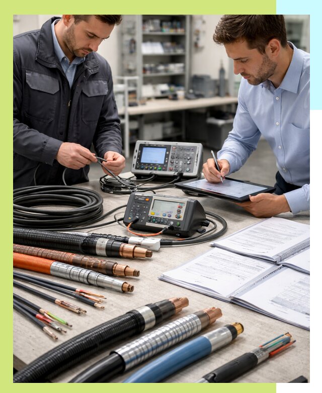 Сертификация кабеля и электропроводки в Альметьевске под ключ