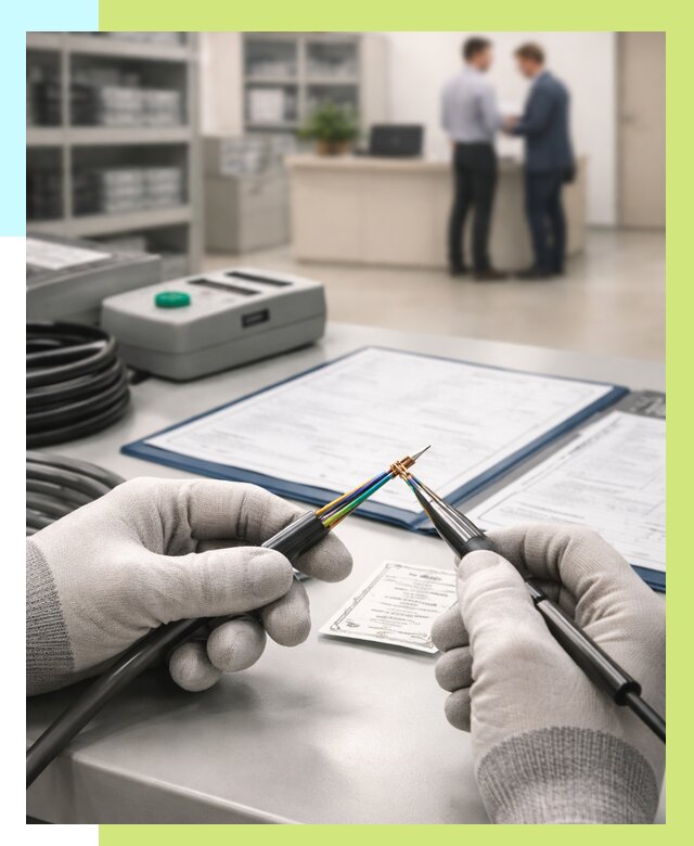 Сертификация провода в Альметьевске от 18684 р. в Алешин-Льм