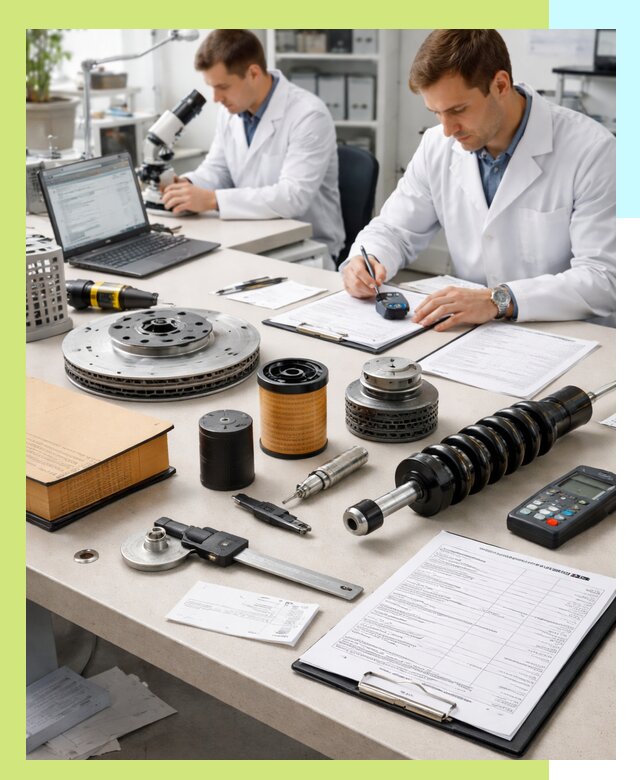 Сертификация автозапчастей и комплектующих в Альметьевске по ГОСТ