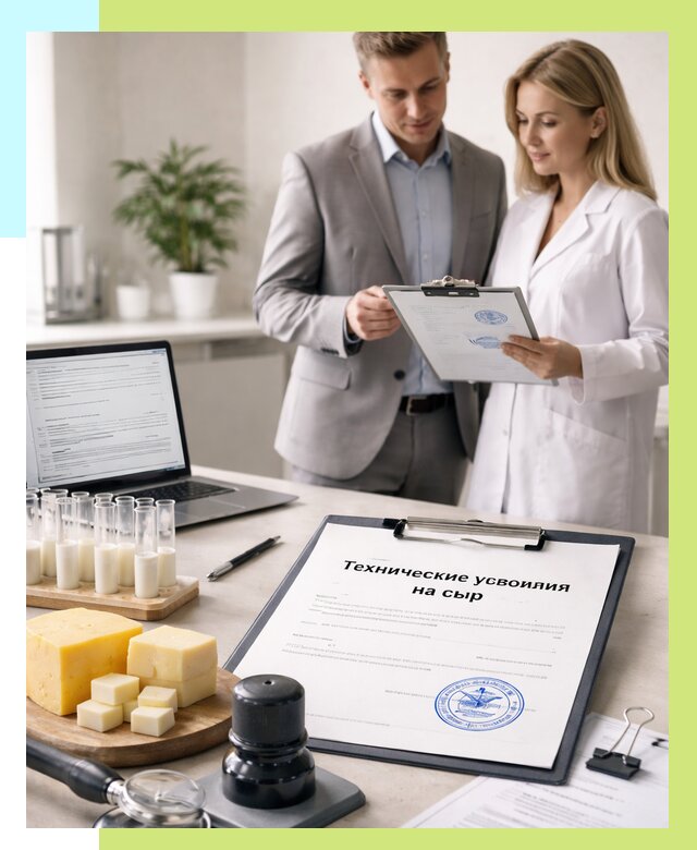 ТУ на сыры в Альметьевске срочно от 12456 р. — оформление | Алешин-Льм