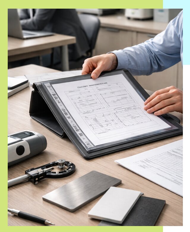 Оформление паспорта материала для продукции в Альметьевске