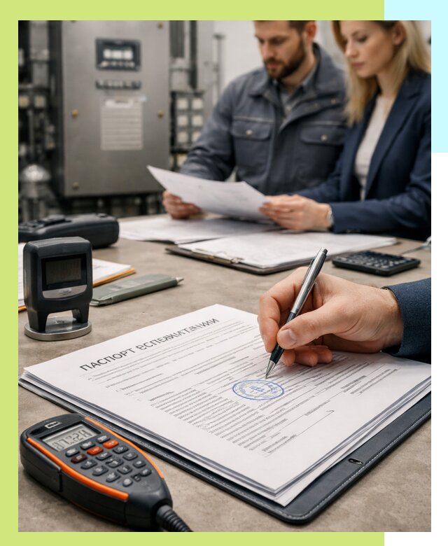 Оформление паспорта эксплуатации оборудования в Альметьевске