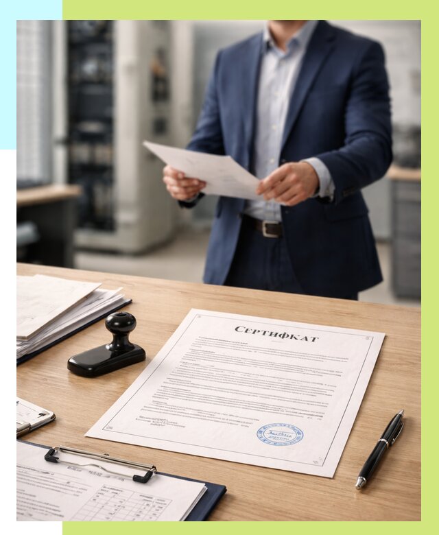 Сертификат на оборудование в Альметьевске от 15570 р. | Алешин-Льм