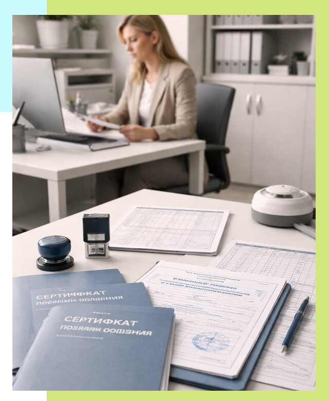 Сертификаты пожарной безопасности в Альметьевске от 15570 р. | Алешин-Льм