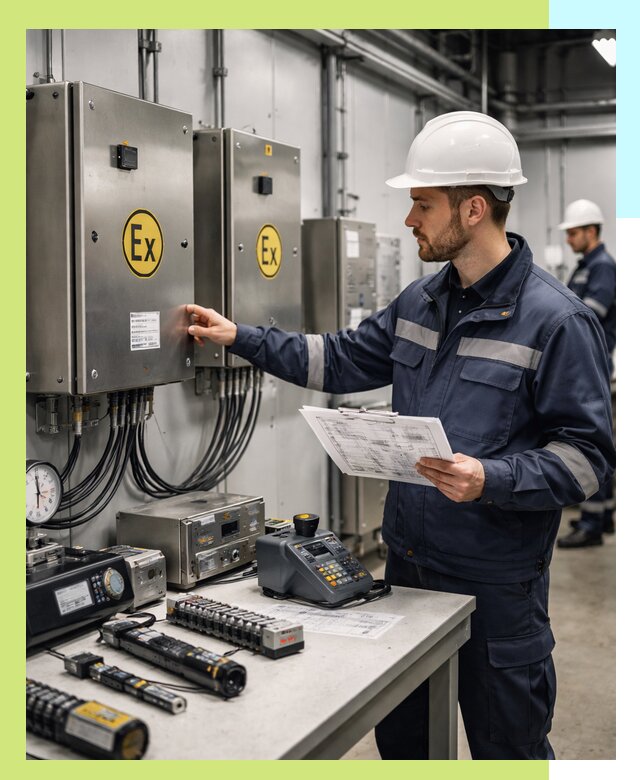 Сертификат взрывозащиты промышленного оборудования в Альметьевске