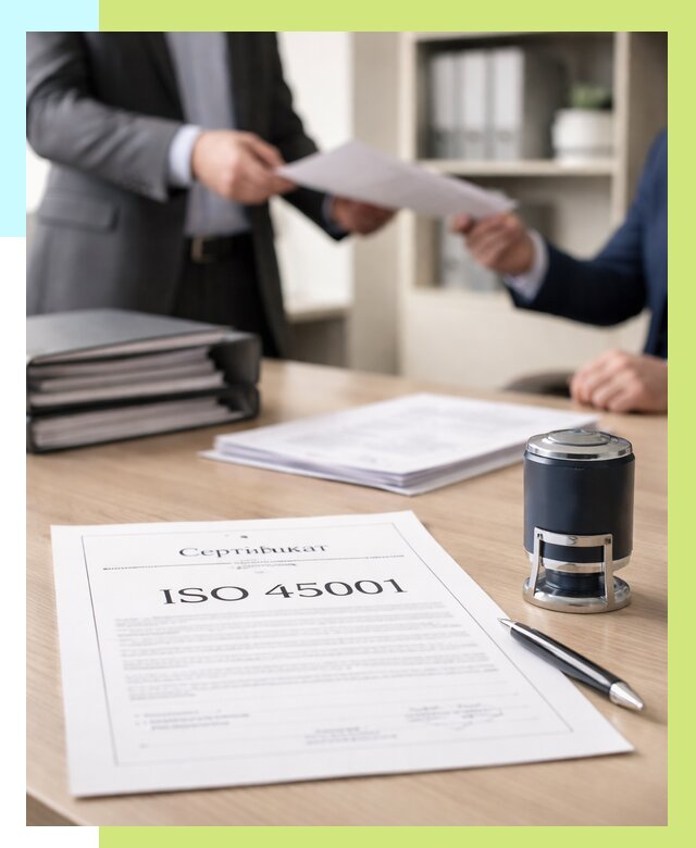 Сертификат ISO 45001 в Альметьевске под ключ от 46710 р. | Алешин-Льм