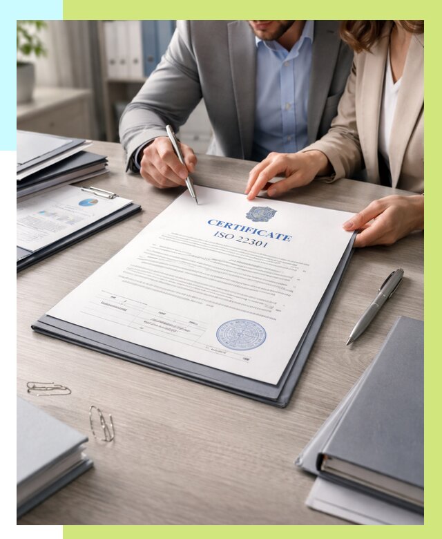 Сертификат ISO 22301 в Альметьевске от 46710 р. | Алешин-Льм срочно