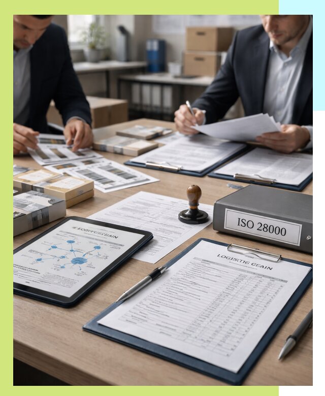 Получение сертификата ISO 28000 по безопасности цепи поставок в Альметьевске