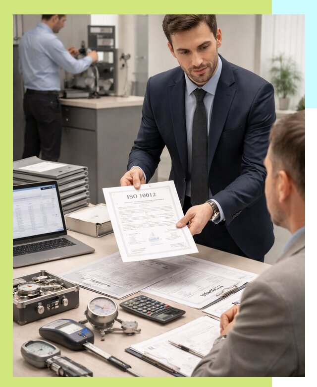 Выдача сертификата ISO 10012 по требованиям метрологии в Альметьевске
