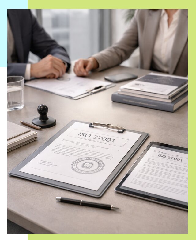Сертификат ISO 37001 в Альметьевске оформить от 124560 р. Алешин-Льм