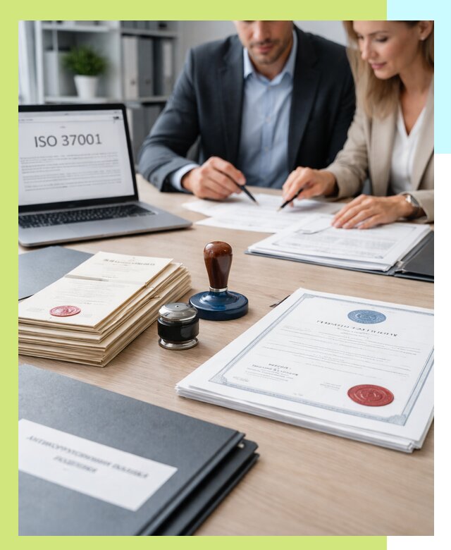 Получение сертификата ISO 37001 по системе борьбы с коррупцией в Альметьевске