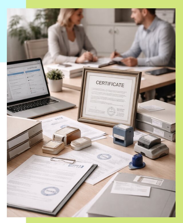 Сертификация компании в Альметьевске от 46710 р. | Алешин-Льм — заказ